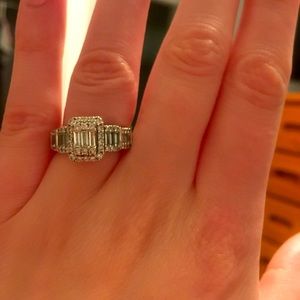 Baguette Style Engagement Ring.